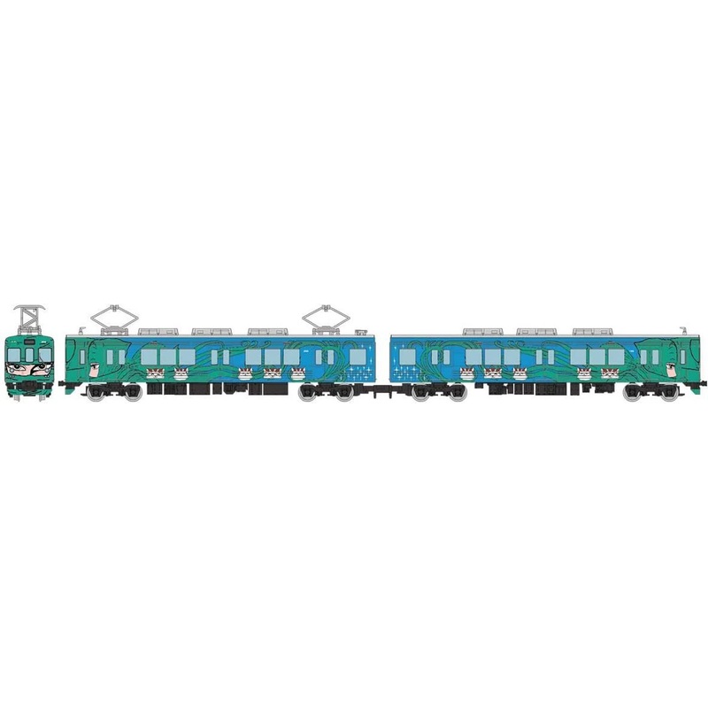 Tomytec Iga Railway Series 200 205 Configuration (Ninja Train Green) 2 Cars Set D (N scale)
