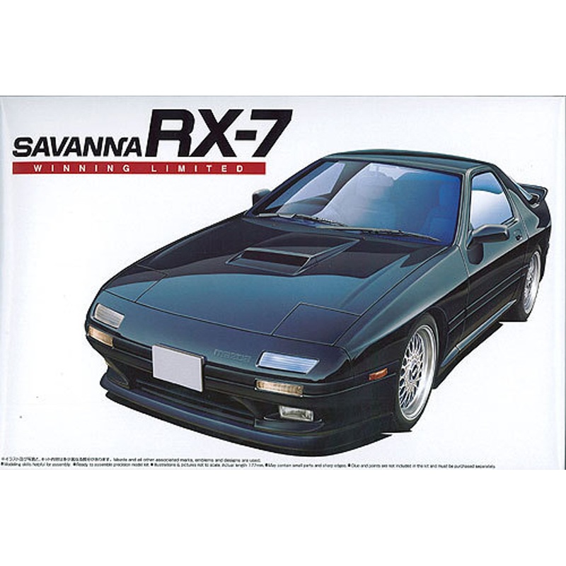 Aoshima 04227 Mazda Savanna RX-7 (FC3S) Winning Limited 1/24 Scale Kit