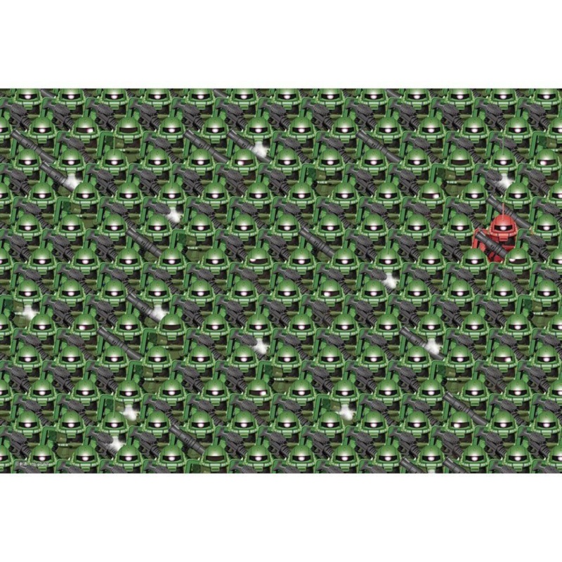 Beverly Jigsaw Puzzle M81-722 Gundam All Zaku Jigsaw (1000 S-Pieces)