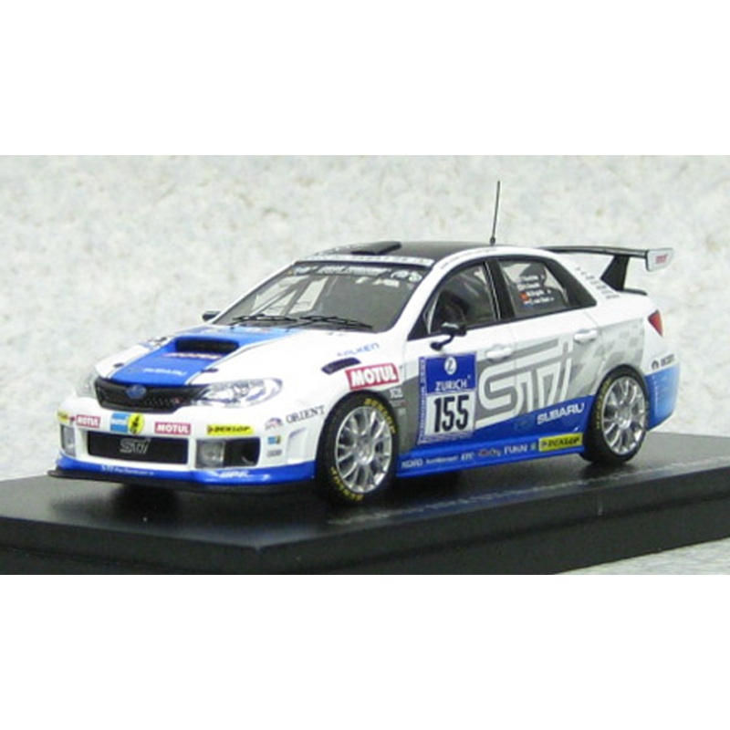 Ebbro 44988 Subaru WRX STI Nurburgring 24-hour Race 2011 #155 1/43 Scale