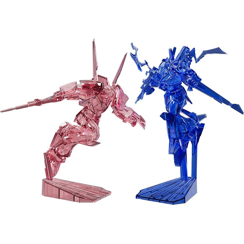 Max Factory PLAMAX MF-74 minimum factory Layzner & Zakaal: V-MAX Color Ver. Plastic Model (Blue Comet SPT Layzner)