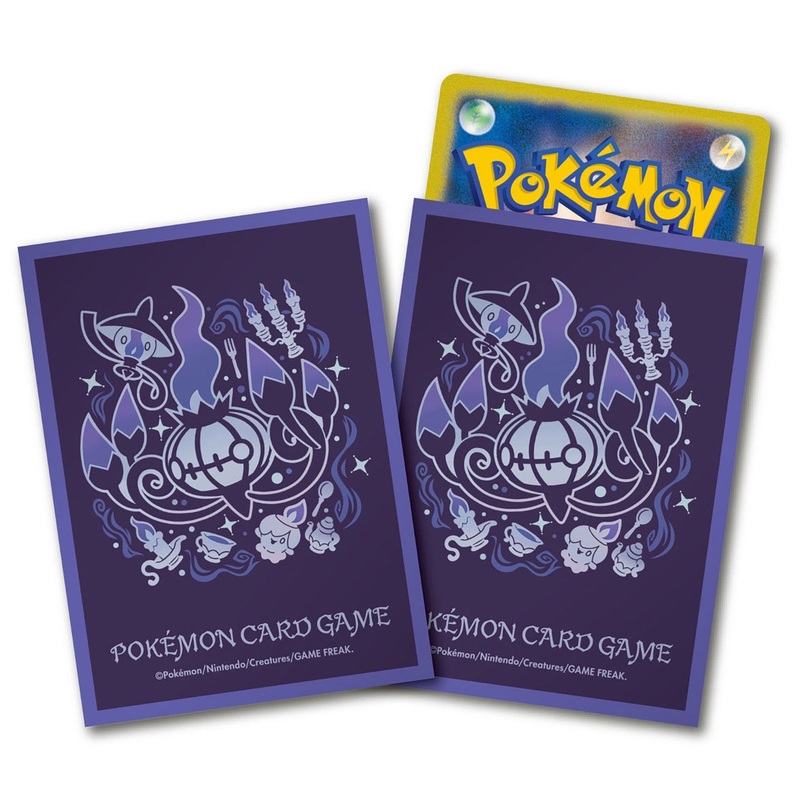 Pokemon Card Game TCG Deck Sleeves Premium Gloss Evolutionary Temptation Chandelure