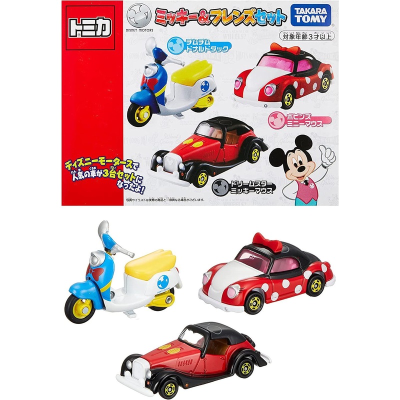 Takara Tomy Tomica Disney Motors Mickey & Friends Set