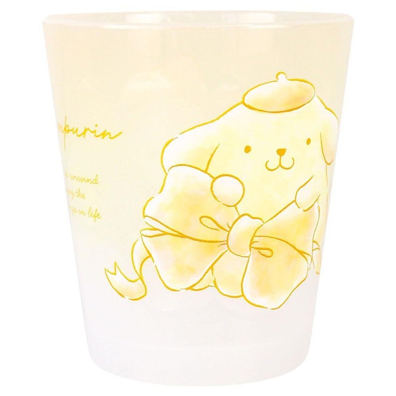 T’s Factory Sanrio Dot Tumbler Watercolor Big Ribbon / Pompompurin