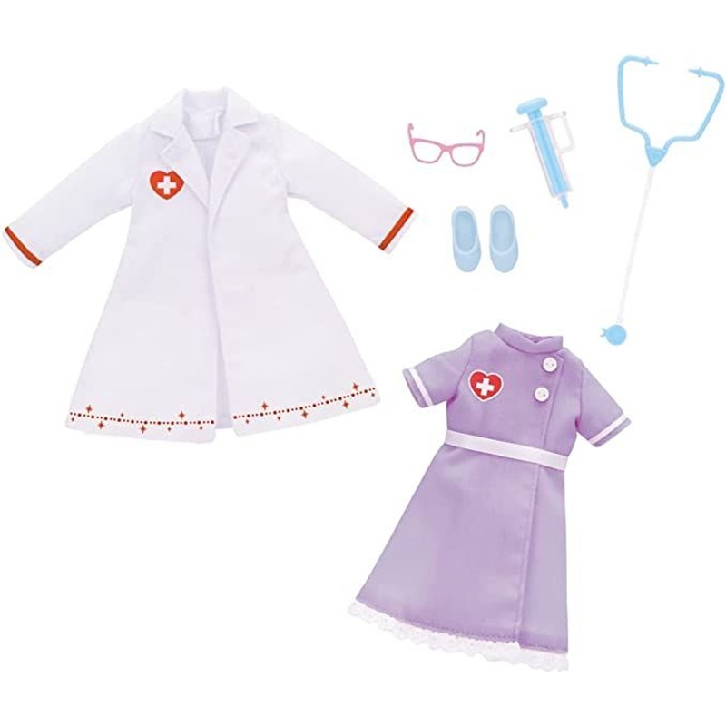 Takara Tomy Licca Doll Doctor & Nurse Dress Set Purple
