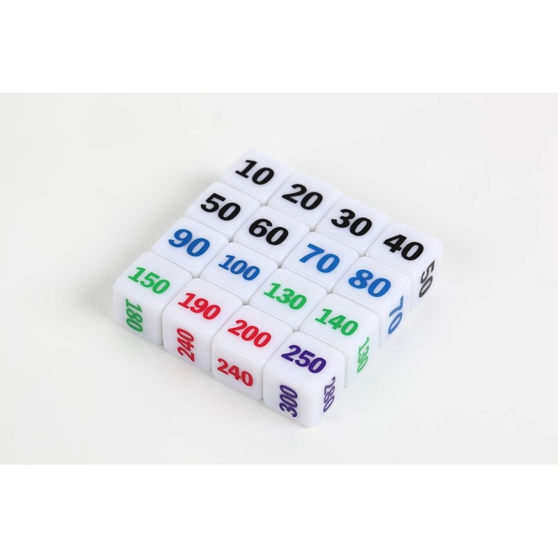 Toyger Damage Dice Set of 16 Compatible with Pokmon Card Game Dice Replacement