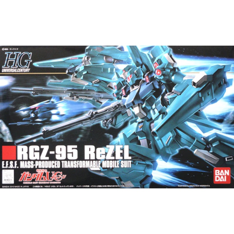 Bandai HGUC 103 Gundam RGZ-95 ReZEL 1/144 Scale Kit