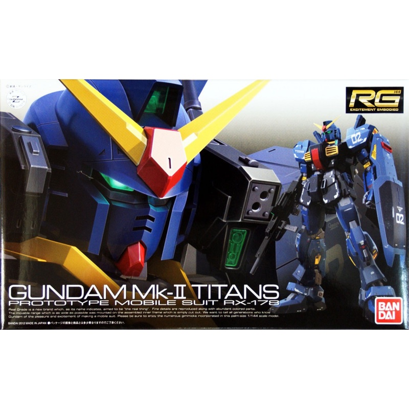 Bandai RG 07 Gundam Mk-II Titans RX-178 1/144 Scale Kit