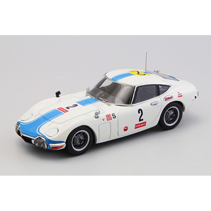 Ebbro 44628 Toyota 2000GT 1967 Japan Fuji 24H Race #2 1/43 Scale