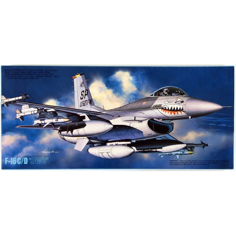 Fujimi F23 F-16C/D Fighting Falcon JAWS 1/72 Scale Kit