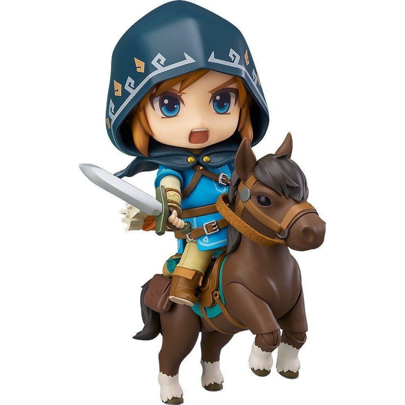 Good Smile Company Nendoroid Link: Breath of the Wild Ver. DX Edition Figure (The Legend of Zelda)