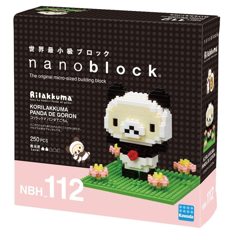 Kawada NBH-112 nanoblock Korilakkuma Panda de Goron