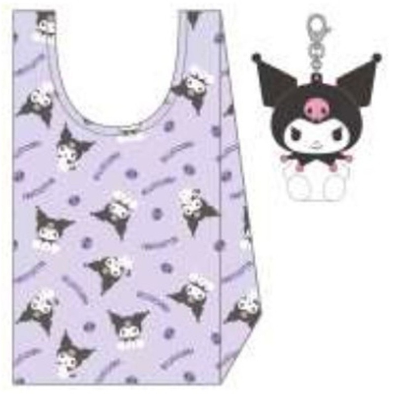 Marushin Sanrio Kuromi Pouch With Eco Bag