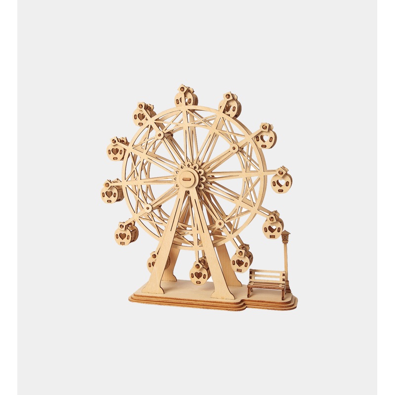 ROBOTIME DIY Miniature Kit Ferris Wheel (120 Pieces)