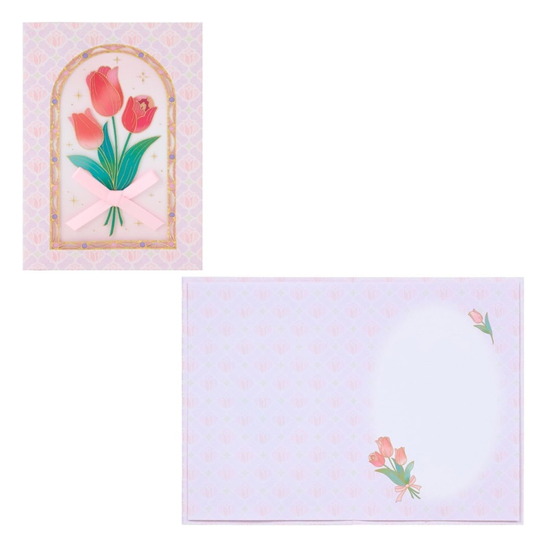 Sanrio Other Greeting Card, Message Card, Multipurpose, Tulip