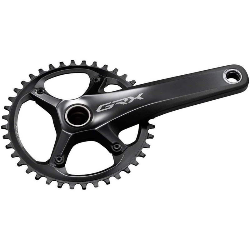Shimano (Cycling) GRX FC-RX810-1 Cranksets 175mm 42T (Black) IFCRX8101EXB2