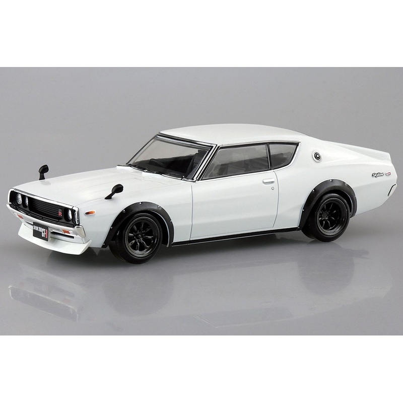 Aoshima The Snap Kit 1/32 Nissan C110 Skyline GT-R Custom (White) Plastic Model