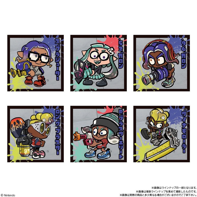 Bandai Candy Splatoon 3 Tableturf Battle Metallic Sticker Collection 20pcs Box