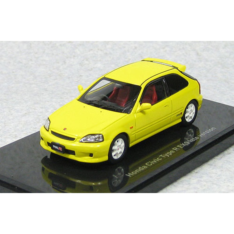 Ebbro 44612 Honda Civic Type-R EK9 1998 Late Version (Yellow) 1/43 Scale