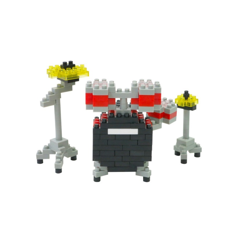 Kawada NBC-123 nanoblock Drum Set (Red)