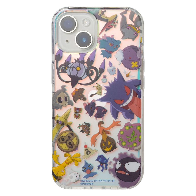 Pokemon Center Original [iPhone 15/14/13] Higher Hybrid Case (Gastly Type)