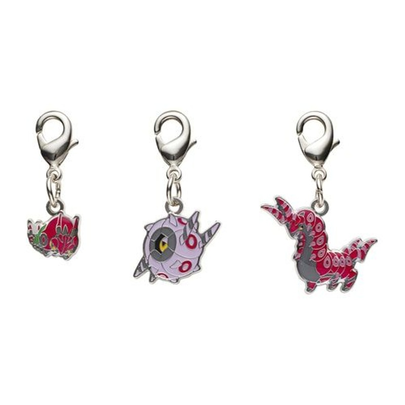 Pokemon Center Original Metal Keychain Series – Venipede 543-544-545