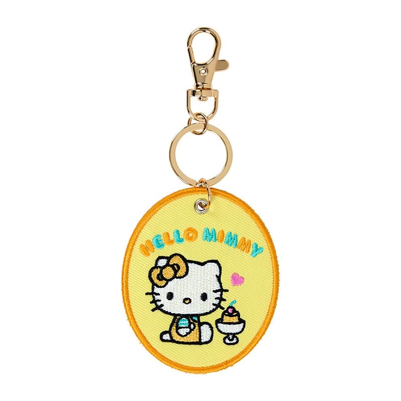 Sanrio Embroidered Patch Keychain (Character Award First Edition) Hello Mimmy