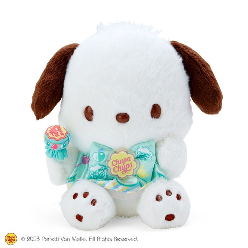 Sanrio Plush Toy Pochacco (Chupa Chups Collaboration Design)