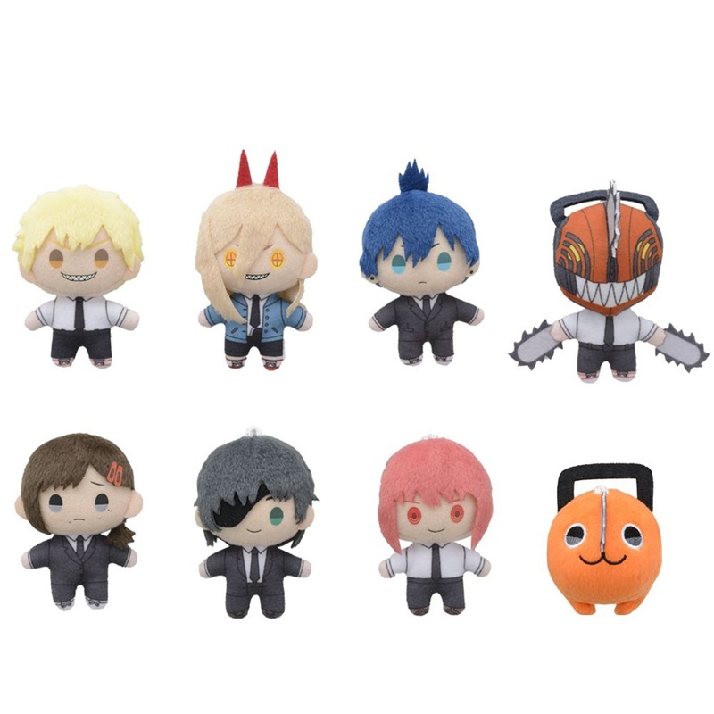 Sega Chainsaw Man Deformed Plush Doll Collection 8pcs Complete Box