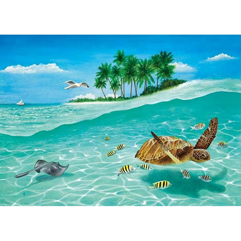 Appleone Jigsaw Puzzle Blue Oasis (500 Pieces)