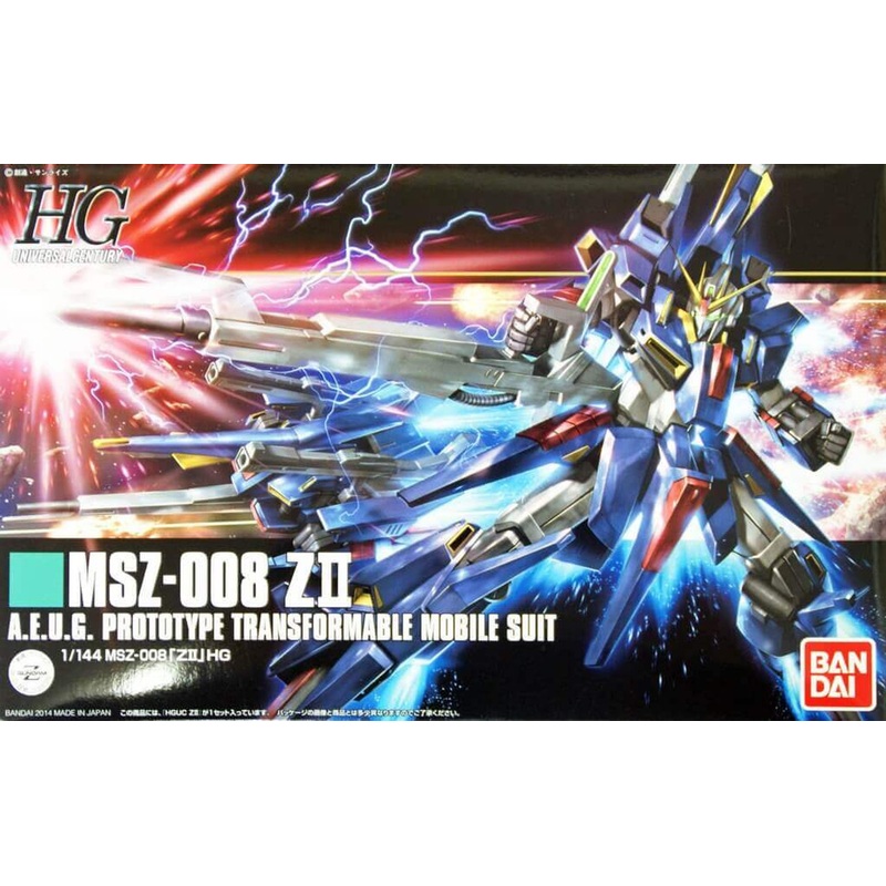 Bandai HGUC 186 GUNDAM MSZ-008 ZII 1/144 scale kit