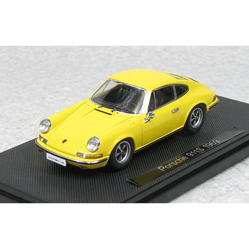 Ebbro 44793 Porsche 911S 1969 Yellow 1/43 Scale
