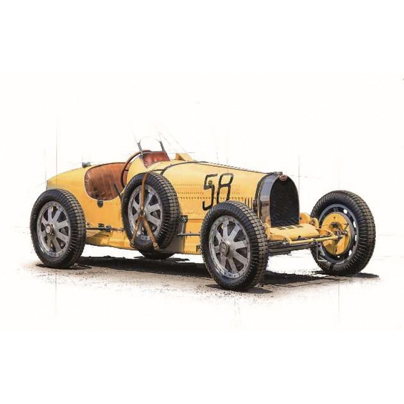 Platz 1/12 Bugatti Type 35B 1928 Targa Florio/1930 Monaco GP (Japanese translation included) Plastic Model