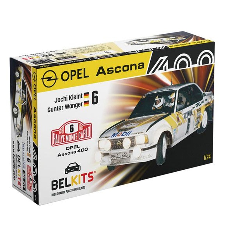 Platz 1/24 Opel Ascona 400 1981 Monte Carlo Rally Plastic Model Kit