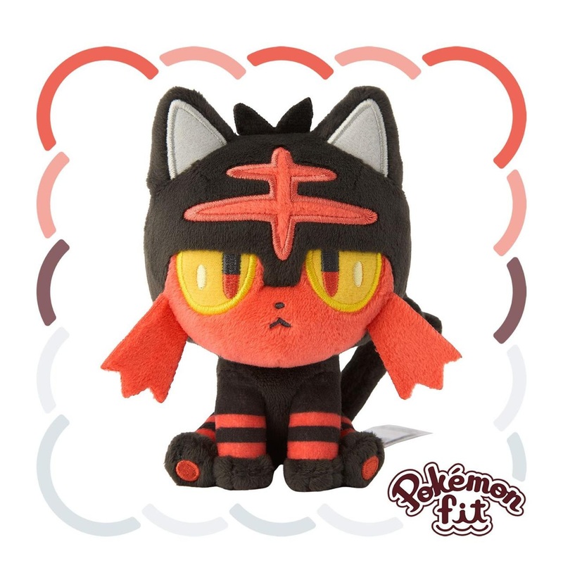 Pokemon Center Original 725 Plush Pokemon Fit Litten