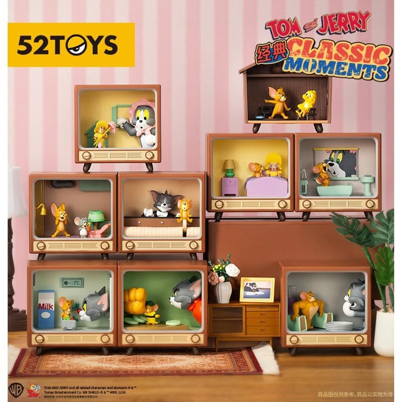 52Toys Blind Box Tom And Jerry Classic Moment 8 Pieces Box