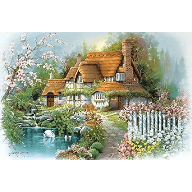 Apple One Jigsaw Puzzle Andres Orpinas Flower Garden (1000 Pieces)
