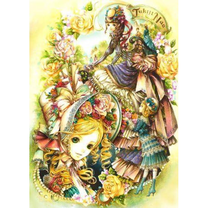 Appleone 500-214 Jigsaw Puzzle ‘The Tale of Lucia’s Garden’ (Nao Tsukiji) (500 Pieces)