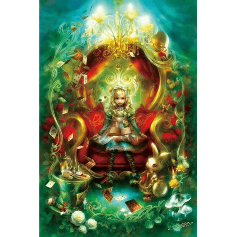 APPLEOne Jigsaw Puzzle 1000-760 Alice In Wonderland (1000 Pieces)