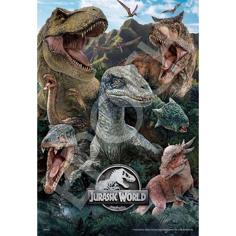 Epoch 26-604 Jigsaw Puzzle Jurassic World Wild Dinosaurs (100 Pieces)
