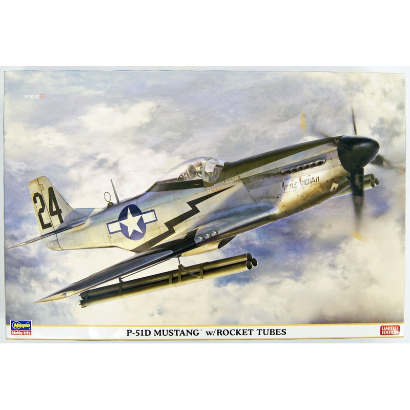 Hasegawa 08244 P-51D Mustang w/ Rocket Tubes 1/32 Scale Kit