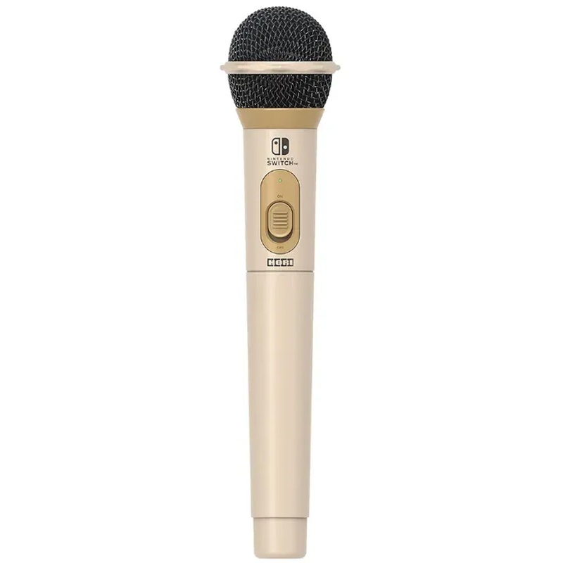 Hori Wireless Karaoke Microphone for Nintendo Switch Beige (Nintendo Official Licensed)