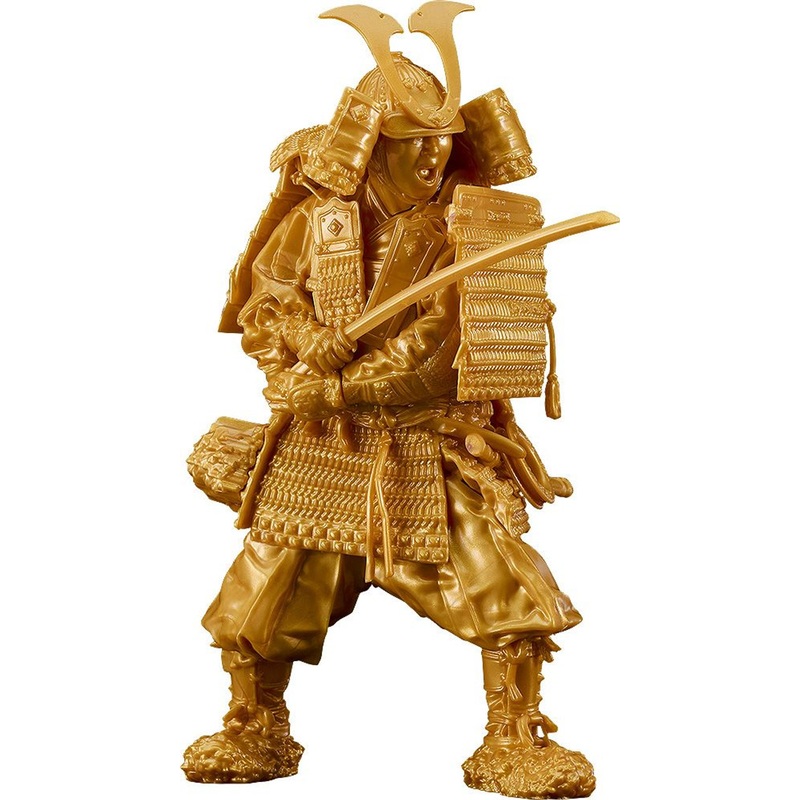 Max Factory PLAMAX 1/12 Kamakura Period Armored Warrior Gold Color Edition Plastic Model