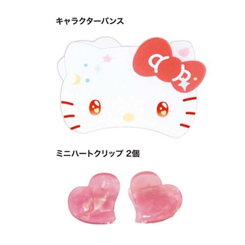 Morimotosangyo Sanrio Mini Bounce Clip Set Hello Kitty