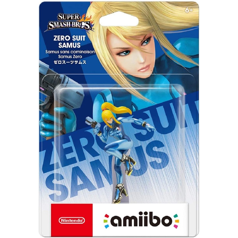 Nintendo amiibo Super Smash Bros. Series Zero Suit Samus Figure (Metroid)