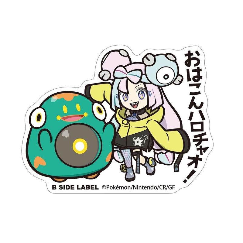 Pokemon Center Original B-Side Label Pokemon Sticker Big Iono & Bellibolt