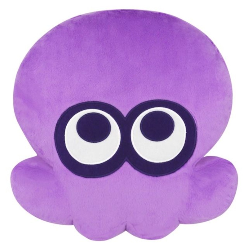San-ei Cushion Splatoon 3 Octopus Purple