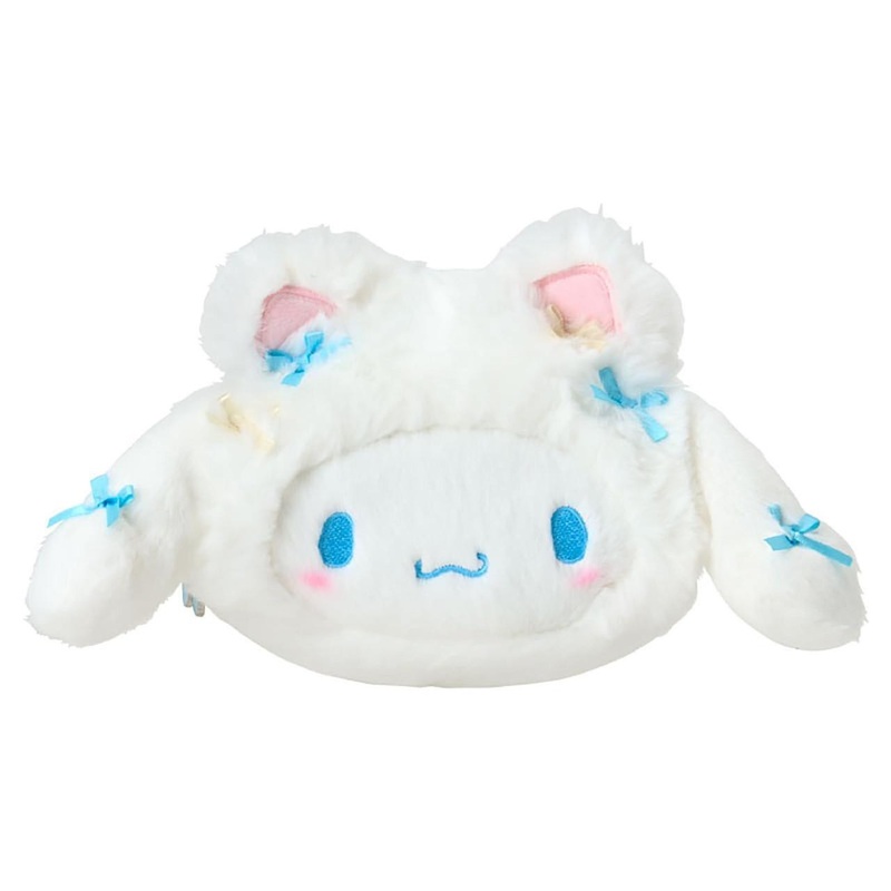 Sanrio Cinnamoroll Face-Shaped Pouch (White Cat Ballerina) 415472