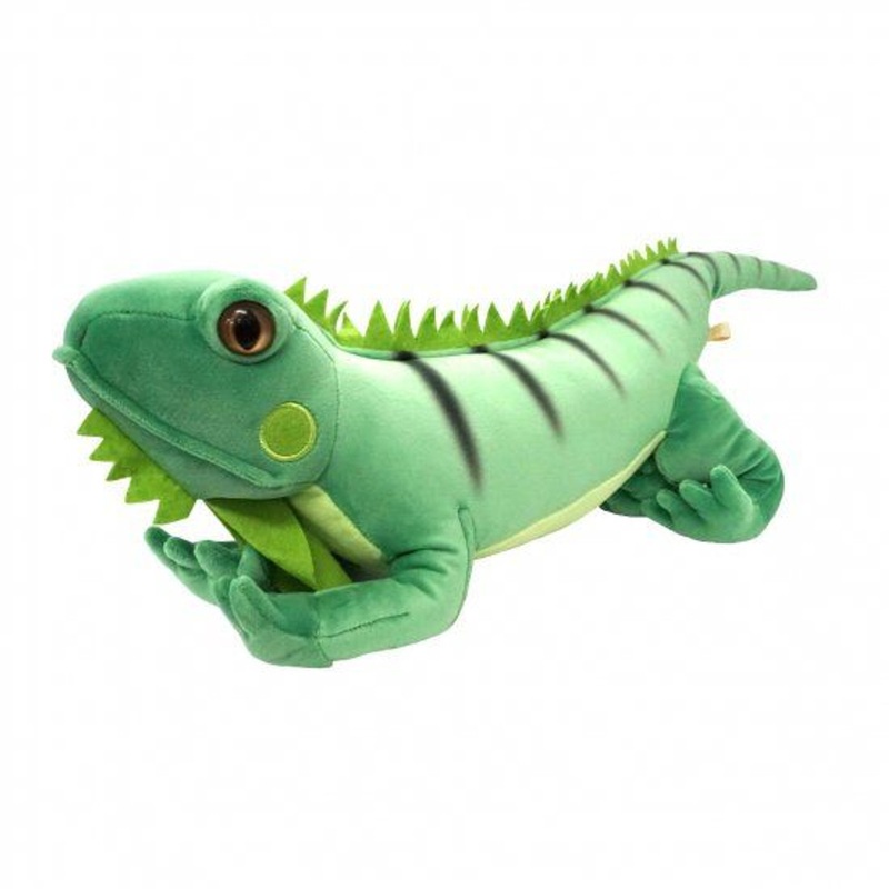 TAKE OFF ANIMANIA Plush Doll M Green Iguana