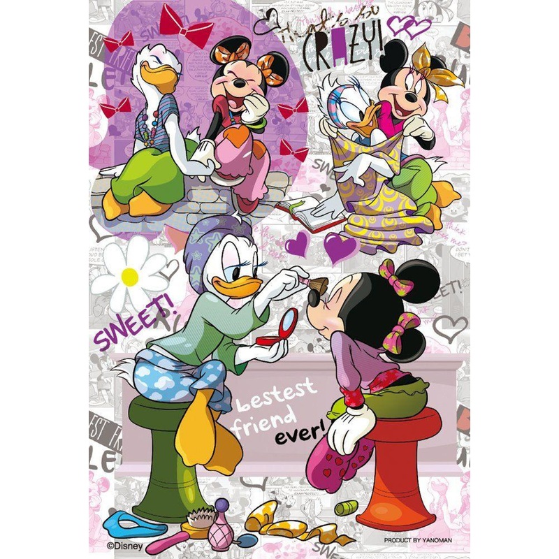 Yanoman 98-590 Jigsaw Puzzle Disney Makeup Time (204 Pieces)